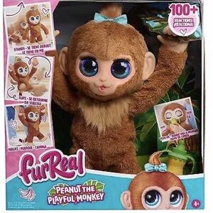 FurReal Peanut the Playful Monkey Interactive Toy NEW IN BOX